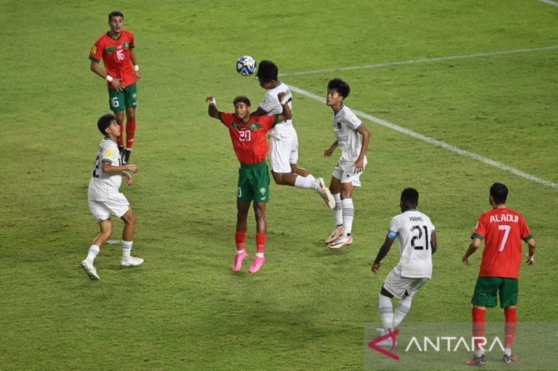 Piala Dunia U-17 Indonesia dikalahkan Maroko