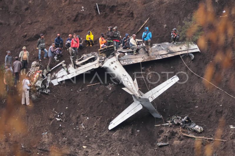 Evakuasi pesawat Super Tucano diharapkan tuntas satu minggu