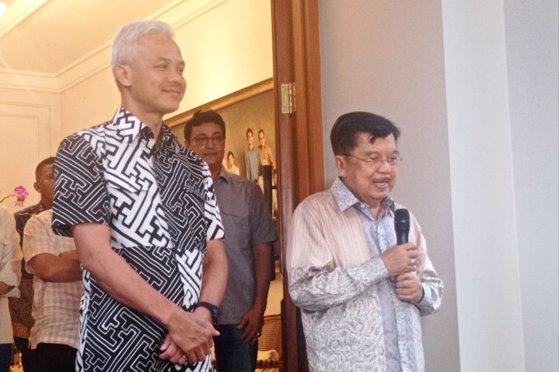 Ganjar diskusi dengan Jusuf Kalla bahas netralitas aparat