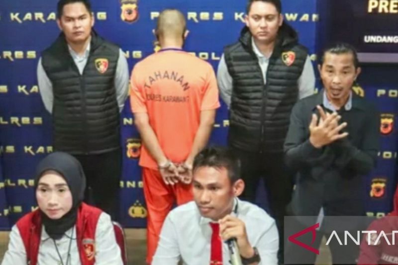 Polres Karawang umumkan penangkapan guru SD cabul