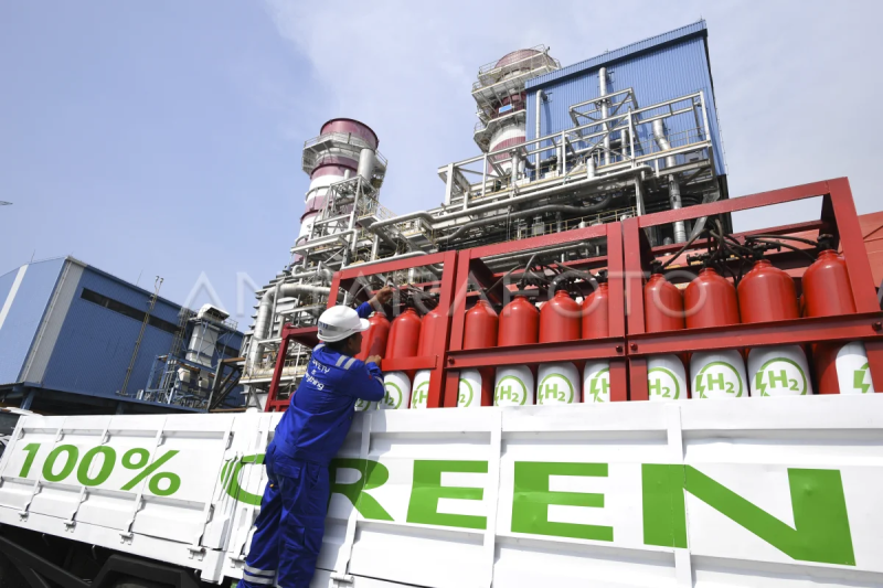 Peresmian 21 unit Green Hydrogen Plant PLN