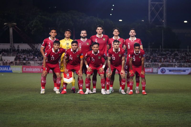 Indonesia diimbangi Filipina 1-1 pada kualifikasi Piala Dunia 2026