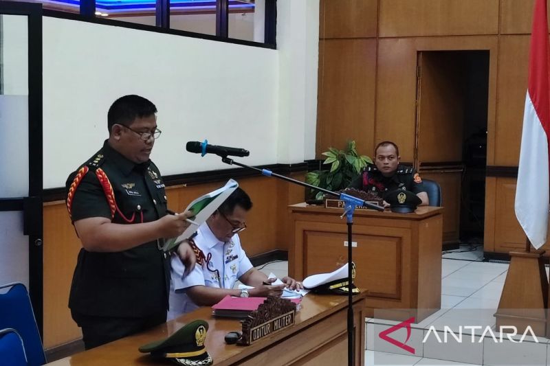 3 oknum prajurit TNI  AD dituntut hukuman mati akibat pembunuhan berencana
