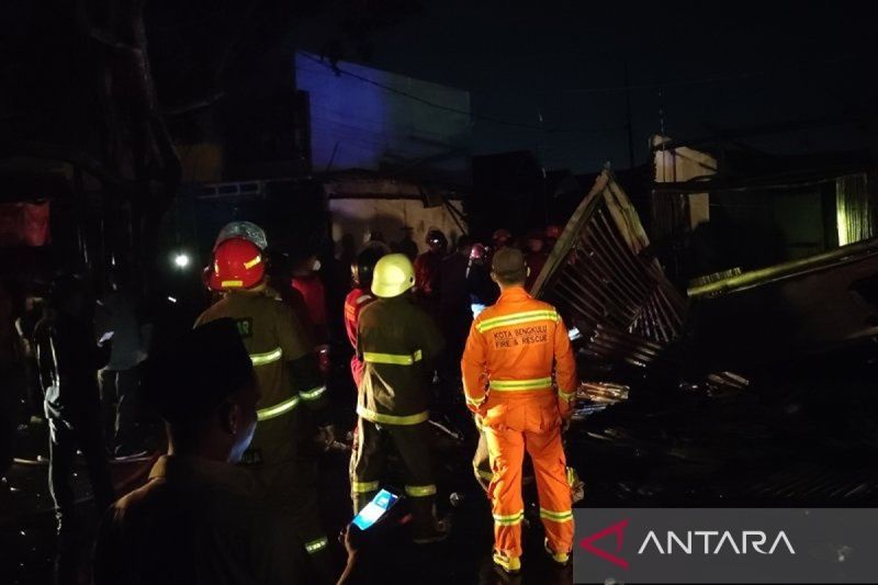 Kebakaran empat rumah di Bengkulu diduga karena isi ulang Pertamini