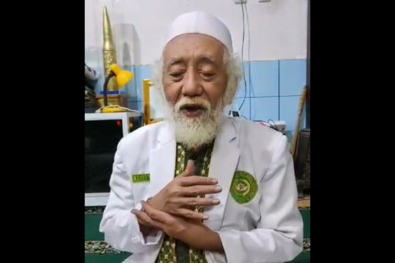 Kiai kharismatik Abuya Muhtadi nyatakan dukung Gibran di Pilpres 2024 melalui video