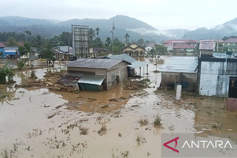 Situasi Banjir Terkini di Lubuk Sikaping