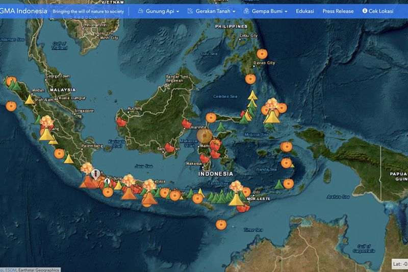 PVMBG Pantau 24 Jam Peningkatan Aktivitas Gunung Api Di Indonesia ...