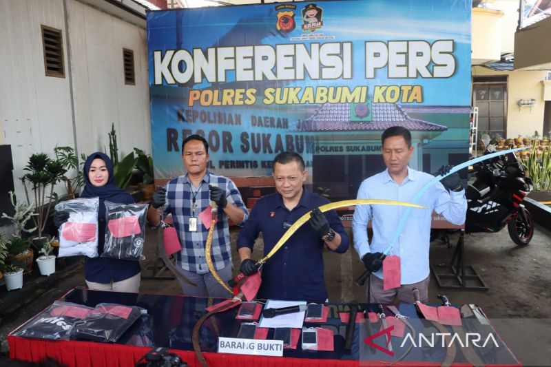 Polres Sukabumi Kota menangkap 5 remaja tersangka penganiaya hingga tewas