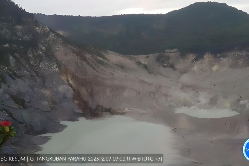 PVMBG pastikan tak ada peningkatan aktivitas Gunung Tangkuban Parahu