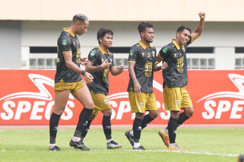 Malut United naik ke posisi kedua setelah kalahkan Persikab Bandung