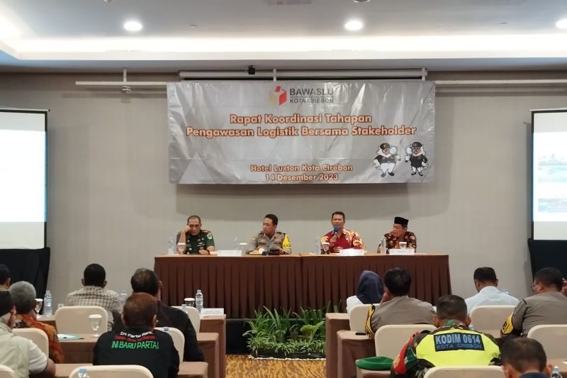 Bawaslu gandeng TNI dan Polri jaga kondusivitas Pemilu di Kota Cirebon
