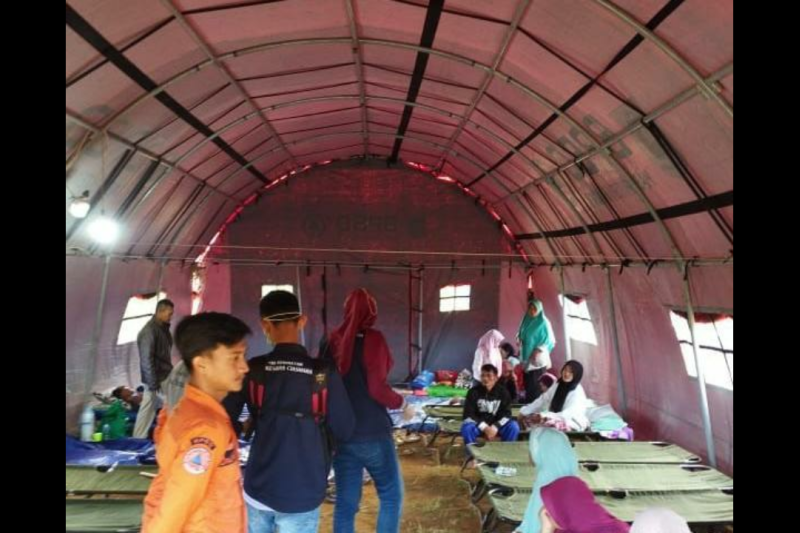102 warga Bogor mengungsi pascagempa di Sukabumi