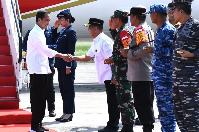 Presiden Jokowi kembali resmikan sejumlah proyek infrastruktur di IKN