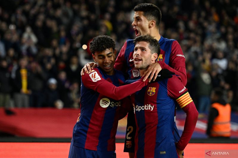 Copa Del Rey: Barcelona atasi perlawanan Barbastro skor 3-2
