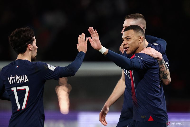 Mbappe rayakan ulang tahun ke-25 dengan ukir dua gol saat lawan Metz