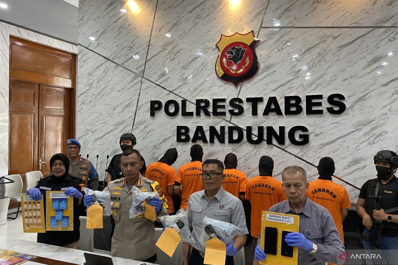 Polrestabes Bandung gagalkan peredaran 7 kilogram sabu-sabu