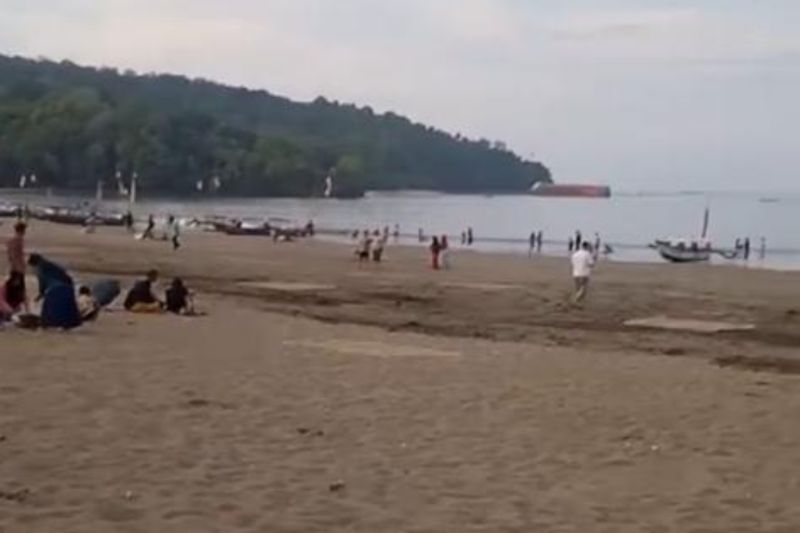 Aktivitas wisatawan di Pangandaran normal pasca-gempa