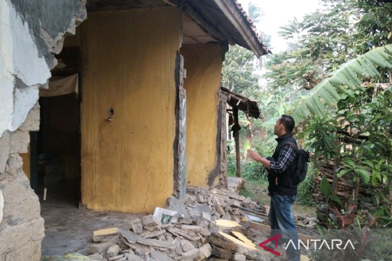 Satu rumah di Sukabumi alami rusak berat terdampak gempa Pangandaran