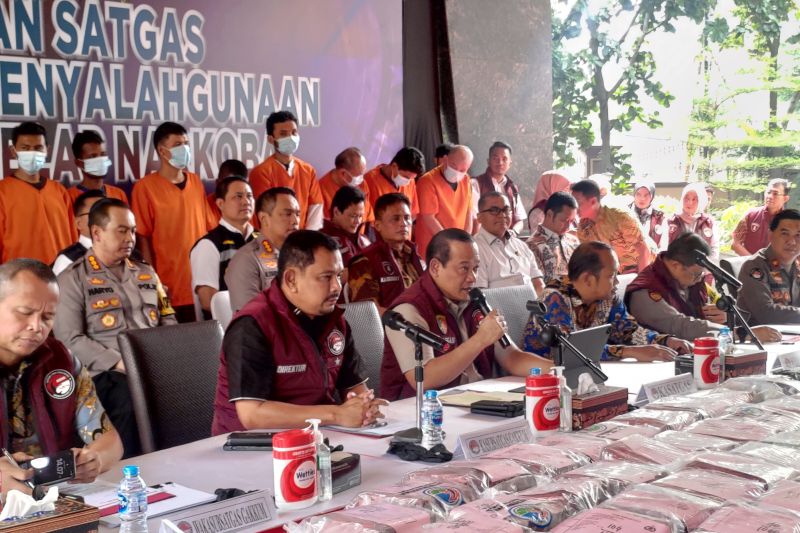 Satgas Penanggulangan Narkoba Polri ringkus 11.828 tersangka