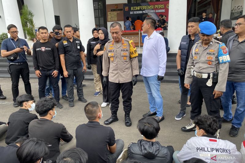 Polisi berhasil cegah tawuran geng motor Kota Bandung