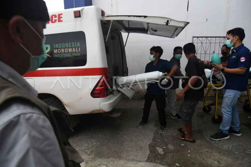 Korban kecelakaan kerja di Morowali dirujuk ke Makassar