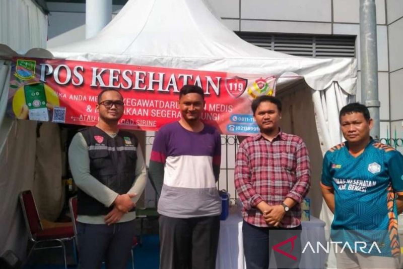 9 posko kesehatan Bekasi siaga hingga arus balik Tahun Baru