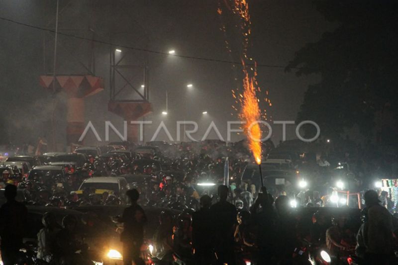 Malam pergantian tahun di Makassar