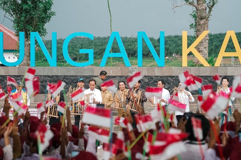 Presiden RI Joko Widodo Resmikan Bendungan Karian - ANTARA News