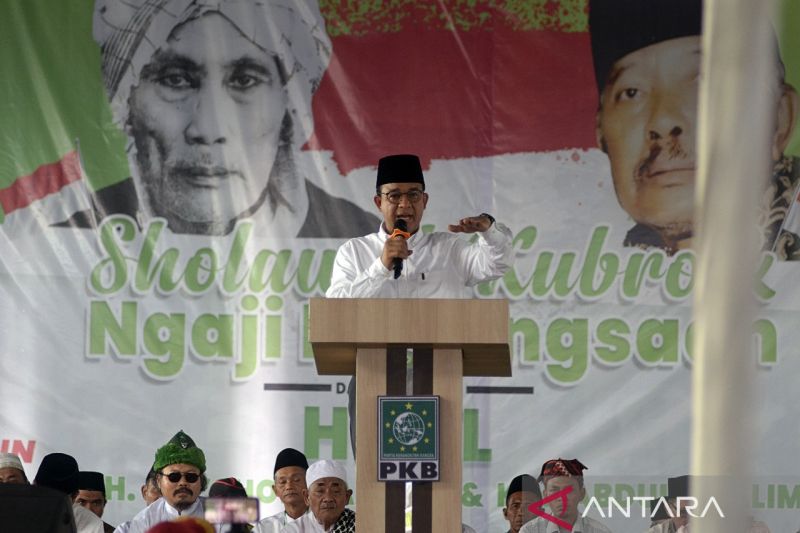 Kampanye Anies Baswedan di Lampung Timur