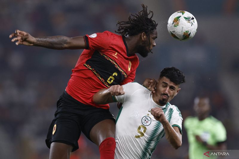 Aljazair ditahan imbang Angola pada laga Piala Afrika