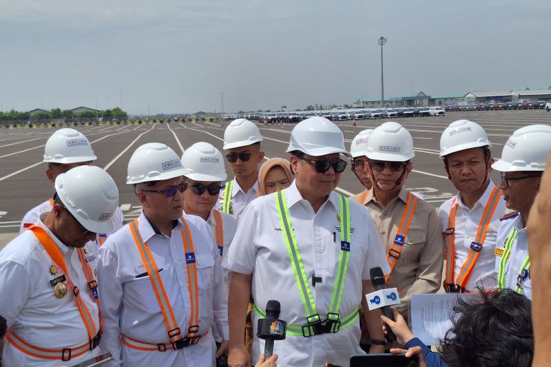 Airlangga nilai Pelabuhan Patimban Subang menjadi nadi Kawasan Rebana