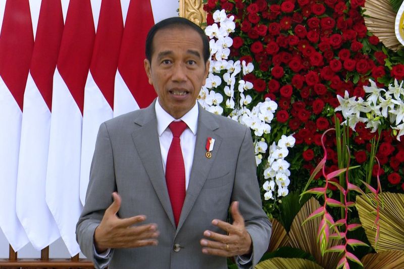 Presiden Jokowi mengucapkan selamat Timnas Indonesia lolos ke 16 besar Piala Asia