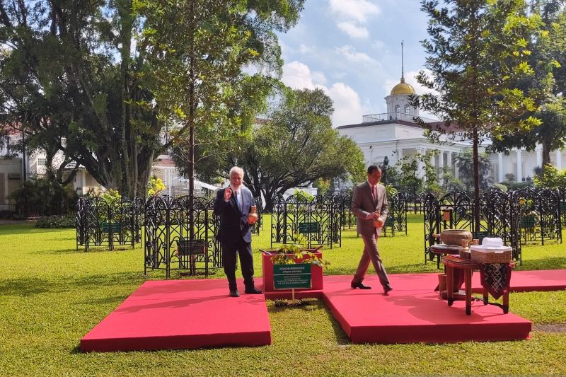Presiden Joko Widodo terima kunjungan resmi PM Timor Leste di Istana Bogor