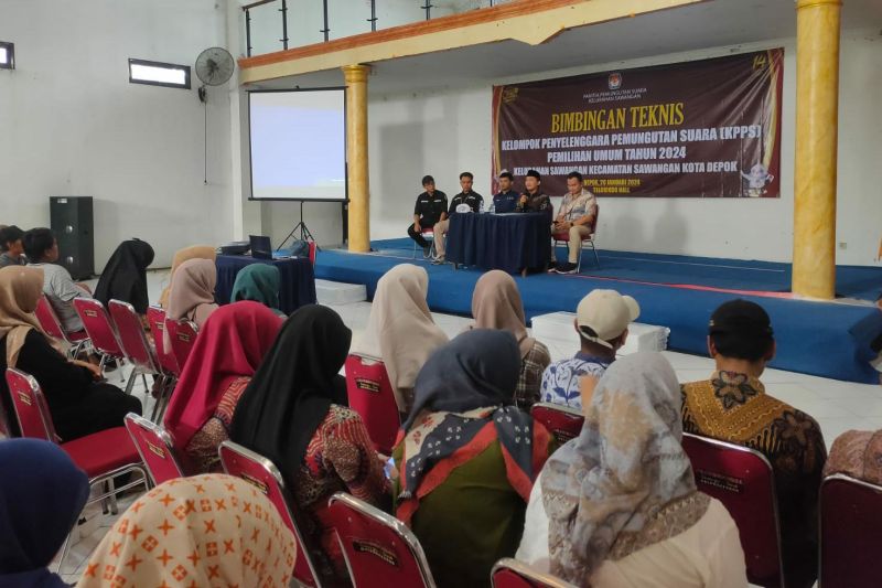 KPU Depok berikan bimtek 38.990 anggota KPPS