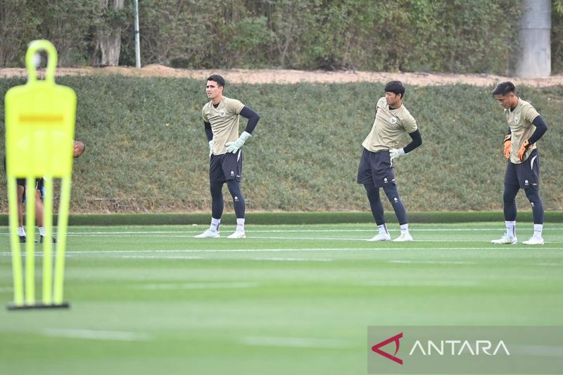 Mengintip Latihan Timnas Indonesia Jelang Lawan Australia - ANTARA News