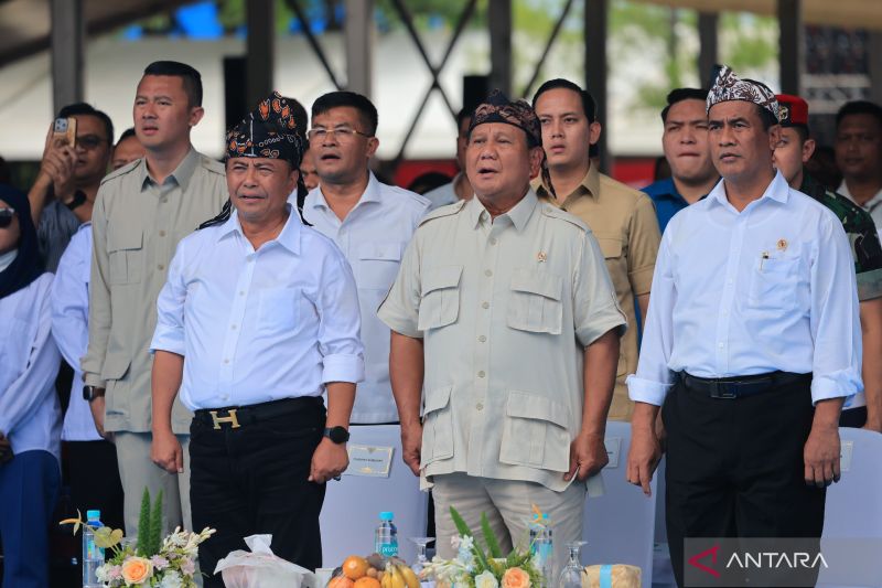 Prabowo di hadapan ribuan petani Sumedang: Kalian adalah patriot