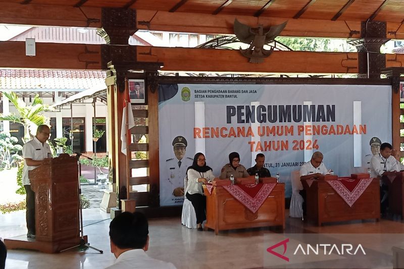 Bantul Anggarkan Rp1,19 Triliun Untuk Pengadaan Barang Dan Jasa 2024 ...