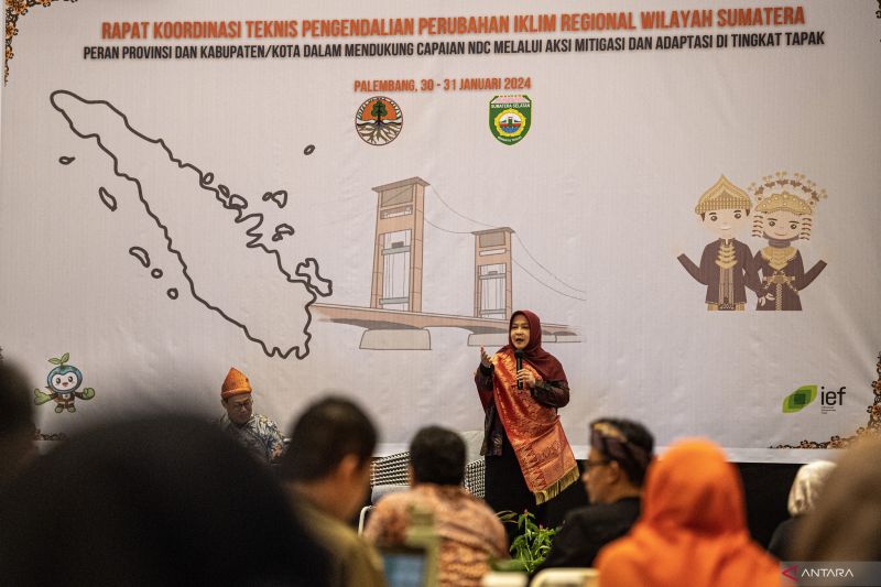 Rakornis pengendalian perubahan iklim regional Sumatera