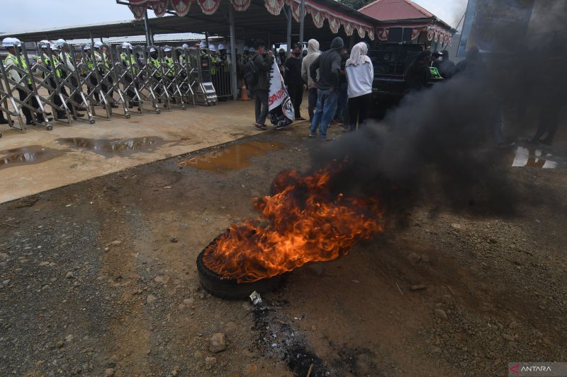 Unjuk rasa di smelter nikel morowali