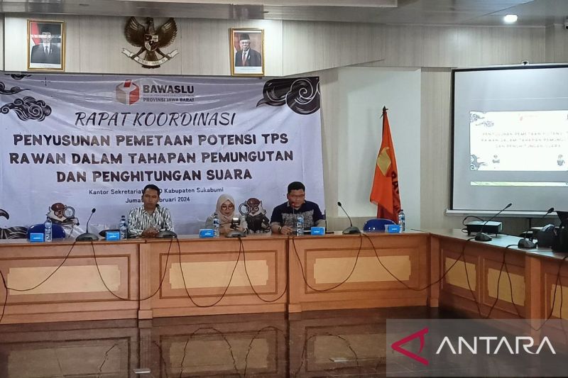 Bawaslu Jawa Barat petakan TPS rawan di Kabupaten Sukabumi