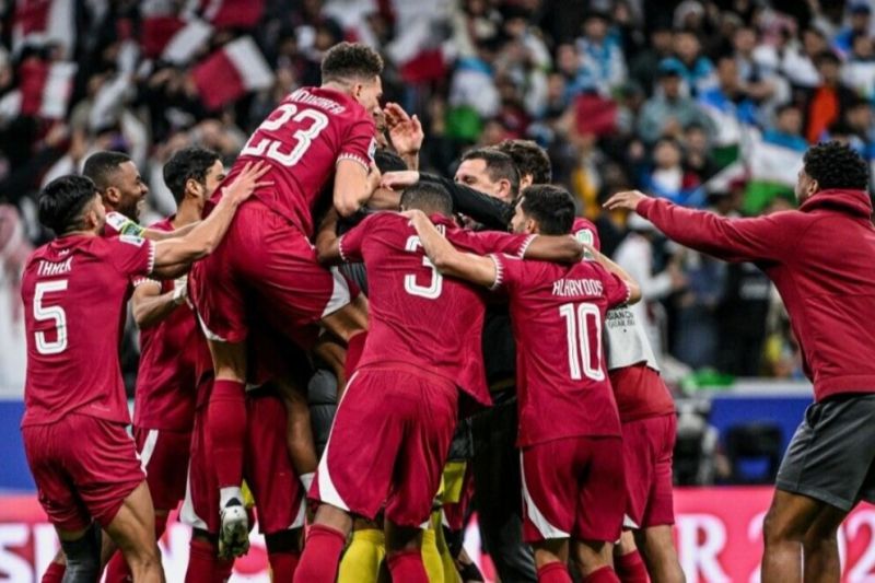 Qatar ke semifinal Piala Asia setelah unggul adu penalti lawan Uzbekistan