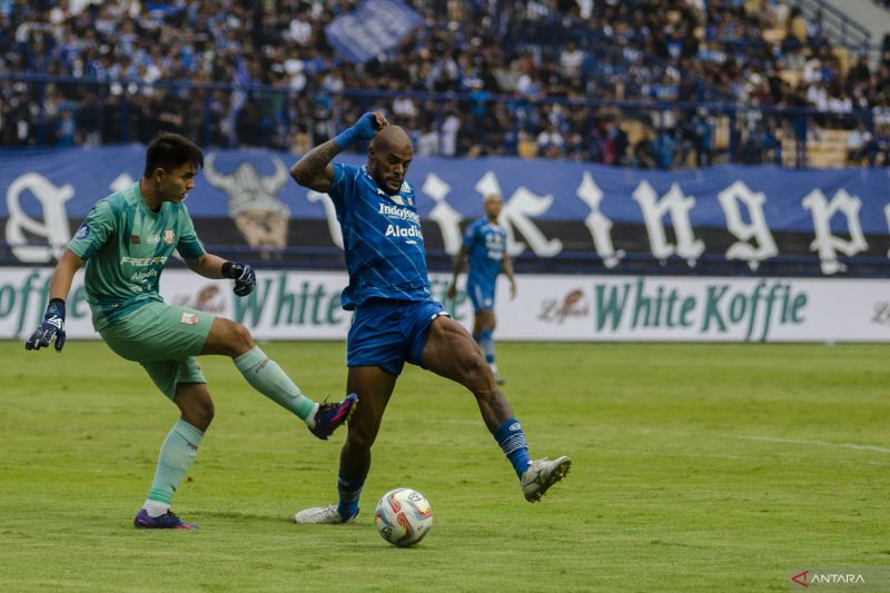 Pelatih Persib Bandung tetap apresiasi David Da Silva meski tengah paceklik gol