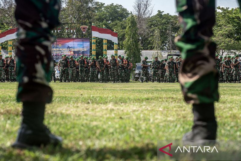 Apel pasukan TNI untuk pemgamanan Pemilu