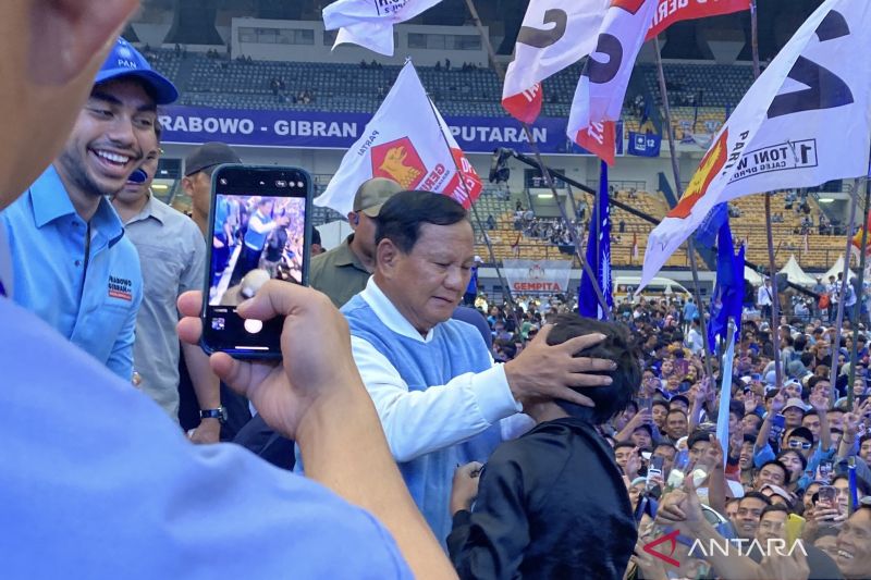 Prabowo: Saya bersumpah siap mati untuk bangsa dan rakyat Indonesia