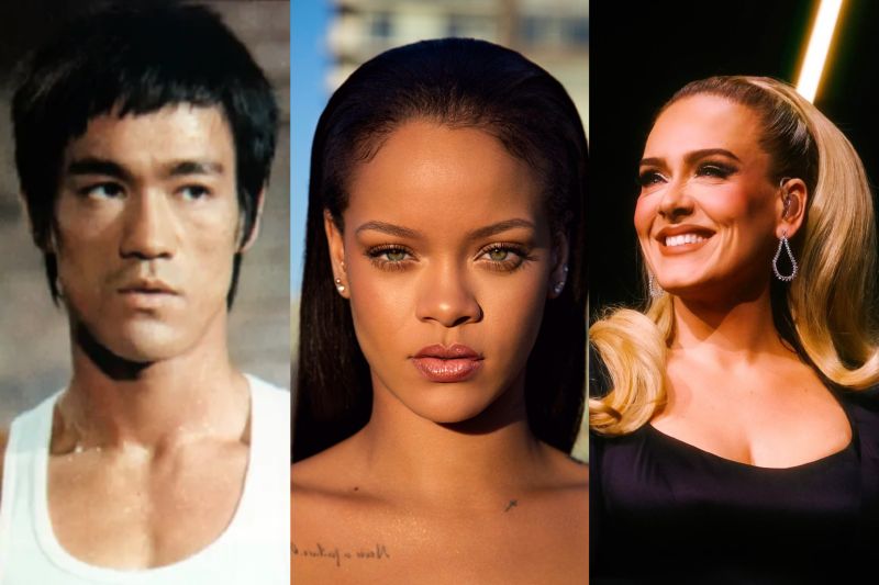 Bruce Lee, Rihanna, Adele dan selebritas lain yang lahir pada tahun Naga