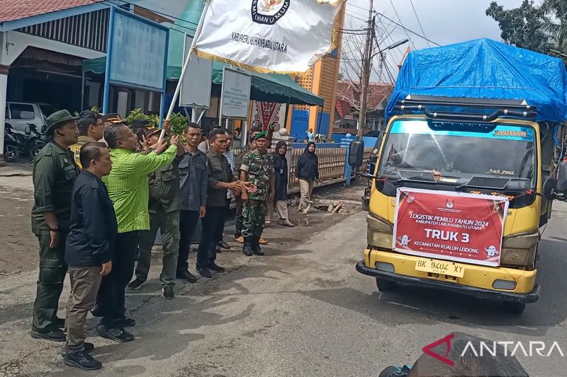 KPU Labura Mulai Distribusikan Logistik Pemilu - ANTARA News Sumatera Utara