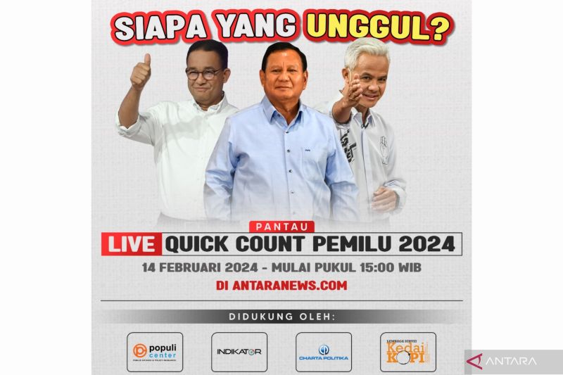 Link quick count pemilu 2024 live ANTARA News Mataram Berita NTB