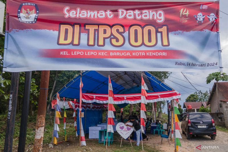 Dekorasi TPS bertema kasih sayang