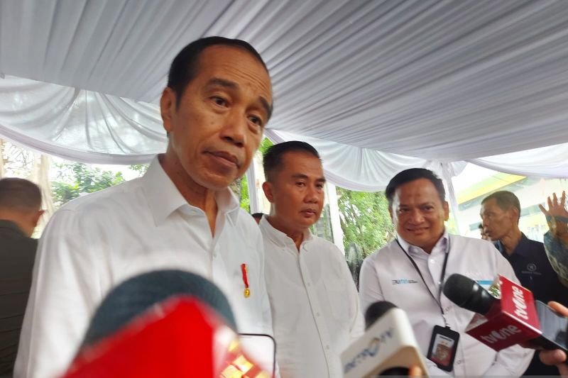 Presiden Jokowi pastikan stok beras nasional cukup untuk bulan Ramadhan