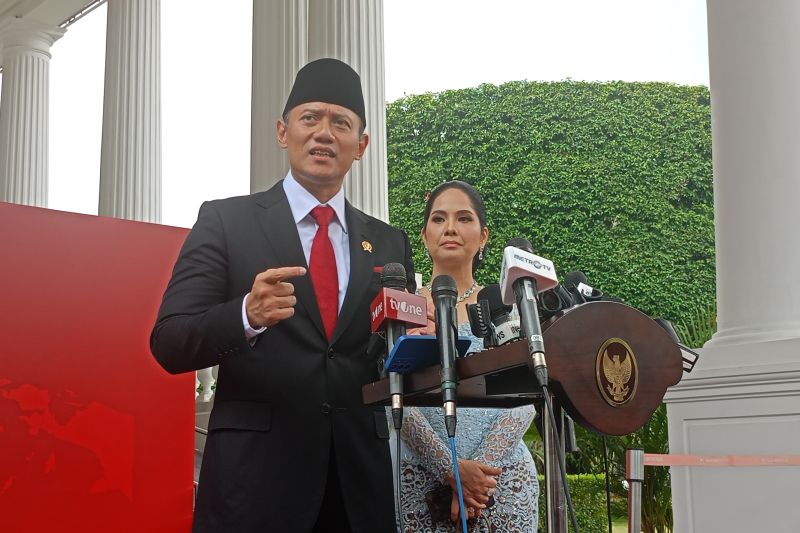 AHY sempat meminta doa restu kepada Prabowo sebelum pelantikan jadi menteri